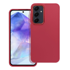 Samsung Telefontok Samsung Galaxy A55 5G - Frame - burgundy műanyag hátlap tok, szilikon kerettel tok és táska