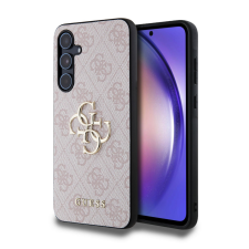 Samsung Telefontok Samsung Galaxy A55 5G - Guess Metal Logo - Pink hátlap tok tok és táska