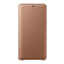 Samsung tok álló (aktív flip, oldalra nyíló, kártyazseb, textil minta) arany ef-wa750pfeg tok és táska