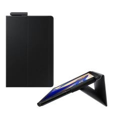Samsung tok álló (FLIP, oldalra nyíló, asztali tartó funkció, érintőceruza tartó) FEKETE [Samsung Galaxy Tab S4 10.5 LTE (SM-T835)] tablet tok