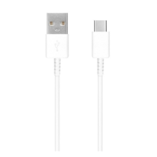 Samsung USB töltő- és adatkábel, USB Type-C, 100 cm, Samsung, fehér, gyári kábel és adapter