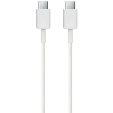 Samsung USB Type-C töltő- és adatkábel, USB Type-C, 100 cm, 5000 mA, gyorstöltés, Samsung, fehér, gyári, kábel és adapter