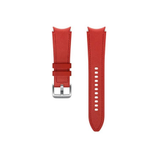Samsung Watch4 Classic Hibrid Bőr szíj 46mm - Piros okosóra kellék