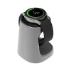 Samsung Watch Active2 / Watch3 / Watch4 / Watch5 okosóra töltőállvány ezüst