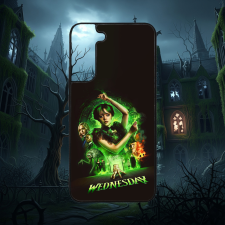 Samsung Wednesday - Zöld Wednesday poszter - Samsung tok tok és táska