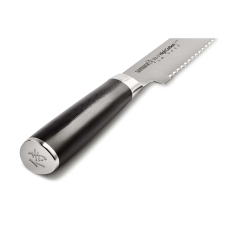 Samura -MoV kenyérvágó kés, AUS-8 acél, 23 cm, ezüst/fekete kés és bárd