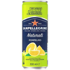 San Pellegrino Üdítőital, szénsavas, 0,33 l, SAN PELLEGRINO, grapefruit üdítő, ásványviz, gyümölcslé