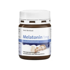 Sanct Bernhard Melatonin 1 mg rágótabletta (bodza-citrus íz) 120 db vitamin és táplálékkiegészítő