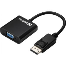 SANDBERG Adapter DisplayPort&gt;VGA Black kábel és adapter