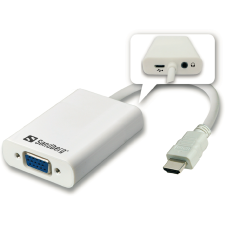 SANDBERG - HDMI -> VGA+Audio konverter kábel és adapter