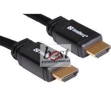 SANDBERG Kábel - HDMI (10m; HDMI 2.0; 4K-UHD; fekete) kábel és adapter