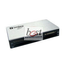 SANDBERG Kártyaolvasó - Multi Card Reader USB3.0 (ezüst-fekete; USB3.0; SD;SDHC;XD;MS;CF) kártyaolvasó