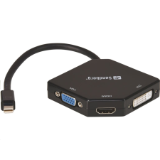 SANDBERG Mini DisplayPort > HDMI+DVI+VGA adapter (509-12) (509-12) kábel és adapter