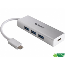 SANDBERG Sandberg USB-C - 3 x USB 3.0 átalakító /136-03/ kábel és adapter