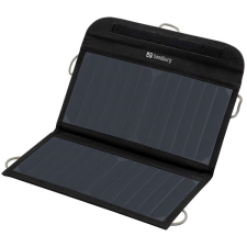 SANDBERG Solar Charger 13W 2xUSB, napelemes töltő, fekete napelem
