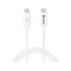 SANDBERG USB-C>C USB4 240W+40Gbps kábel fehér 1m (136-56) (136-56)