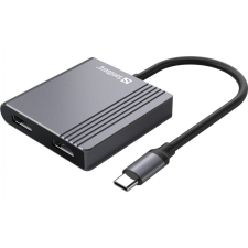 SANDBERG USB-C Dock 2xHDMI+USB+PD (136-44) kábel és adapter