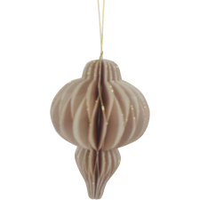  Sander felakasztható dísz rózsaszín 12 cm 3 darabos válogatás karácsonyi dekoráció