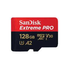 Sandisk 128 GB MicroSDXC Card  Extreme Pro (200/90 MB/s, Class 10, UHS-I U3, V30, A2) memóriakártya