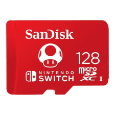 Sandisk 128GB microSDXC Sandisk Nintendo Switch UHS-I CL10 U3 A1 V30  (183552 / SDSQXAO-128G-GNCZN) (1835... memóriakártya