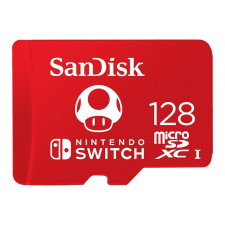 Sandisk 128GB microSDXC Sandisk Nintendo Switch UHS-I CL10 U3 A1 V30  (183552 / SDSQXAO-128G-GNCZN) (183552 / SDSQXAO-128G-GNCZN) memóriakártya