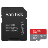 Sandisk 128GB microSDXC Sandisk Ultra CL10 U1 + adapter (SDSQUAB-128G-GN6IA) (SDSQUAB-128G-GN6IA)