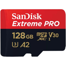 Sandisk 128GB SanDisk Extreme Pro MicroSDXC 200MB/s +Adpater (SDSQXCD-128G-GN6MA) memóriakártya