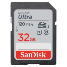 Sandisk 186496 SDHC Ultra kártya 32GB, 120MB/s, CL10, UHS-I memóriakártya