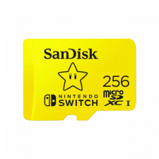  Sandisk 256GB microSDXC Class10 UHS-1 U3 A1 Nintendo Switch memóriakártya