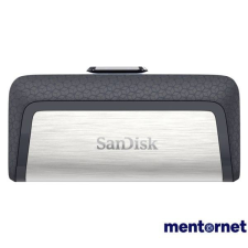 Sandisk 256GB USB3.0/Type-C Dual Drive Fekete-Ezüst (139778) Flash Drive pendrive