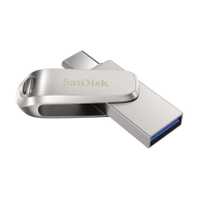 Sandisk 256GB USB3.1/Type-C Dual Drive Luxe Ezüst (186465) Flash Drive pendrive