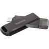 Sandisk 256GB USB3.1 Type-C/Lightning iXpand Luxe Black (186554)