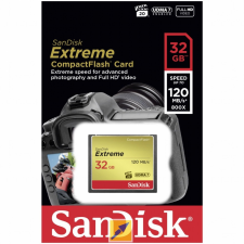 Sandisk 32GB Extreme Compact Flash memória kártya memóriakártya