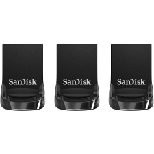 Sandisk 32GB Ultra Fit USB 3.1 Pendrive - Fekete (3db / csomag) pendrive