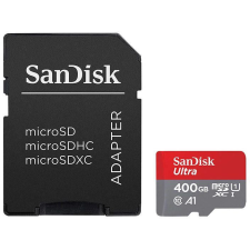 Sandisk 400GB microSDXC Ultra Android Class 10 UHS-I U1 A1 + adapterrel memóriakártya