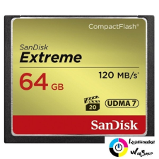 Sandisk 64GB Compact Flash Sandisk Extreme (SDCFXSB-064G-G46) memóriakártya