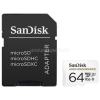 Sandisk 64GB Micro SDXC memória kártya High Endurance CL10 U3 V30 + adapter  (SDSQQNR-064G-GN6IA / 183566) (SDSQQNR-064G-GN6IA)