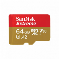 Sandisk 64GB microSDXC Class 10 U3 V30 A2 Extreme for Mobile Gaming memóriakártya