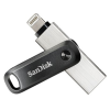Sandisk 64gb usb3.0/apple lightning ixpand go fekete-ezüst (186489) flash drive