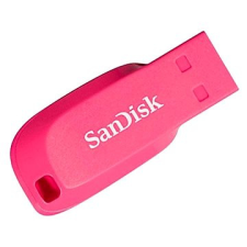 Sandisk Cruzer Blade-64 gigabyte elektromosan rózsaszín pendrive