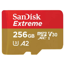 Sandisk Extreme 256GB MicroSDXC 130 MB/s SDSQXAV-256G-GN6MA memóriakártya