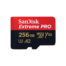 Sandisk Extreme PRO 256GB microSDXC UHS-I Memóriakártya + Adapter memóriakártya