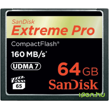 Sandisk Extreme Pro 64GB Compact Flash 160 MB/s SDCFXPS-064G-X46 memóriakártya