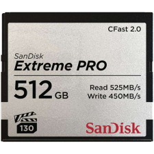 Sandisk Extreme Pro SDCFSP-512G-G46D 512GB CFAST 2.0 525MB/s VPG130 memóriakártya memóriakártya