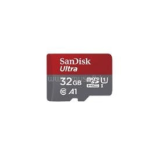Sandisk MICROSD ULTRA KÁRTYA 32GB, 120MB/s, A1, Class10 UHS-I (SANDISK_186500) memóriakártya