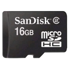 Sandisk microSDHC 16GB Class 4 memóriakártya