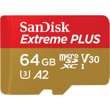 Sandisk microSDXC 64 GB Extreme PLUS + Rescue PRO Deluxe + SD adapter memóriakártya