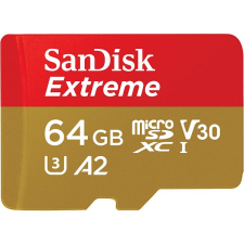 Sandisk microSDXC 64 GB Extreme + Rescue PRO Deluxe + SD adapter memóriakártya