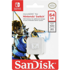 Sandisk SDSQXAT-064G-GNCZN Nintendo Switch 64GB microSDXC UHS-I CL10 Memóriakártya memóriakártya