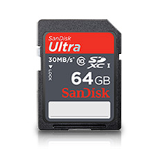 Sandisk SDXC 64GB Ultra UHS-I Class 10 memóriakártya
